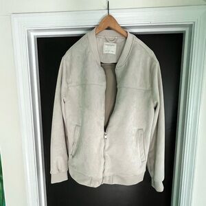 Men’s Suede Light Jacket NWOT, XL